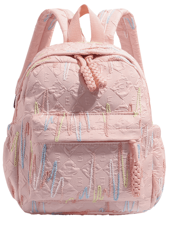 Corduroy Backpack for Women 4 5 6 7 8 9 10 11 12 13 Year Old Daughter, Cute School Bag Bookbag, Lightweight School Backpack Perfect Back to School Gift - Pink