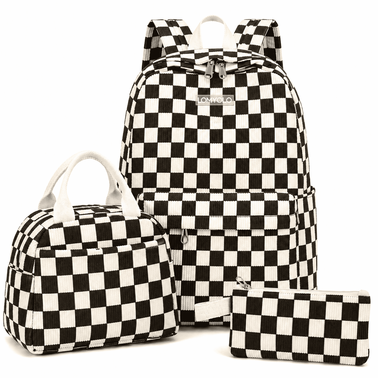 Lomoyo Kids Backpack Set, 3-in-1 with Lunch Bag and Pencil Case ...