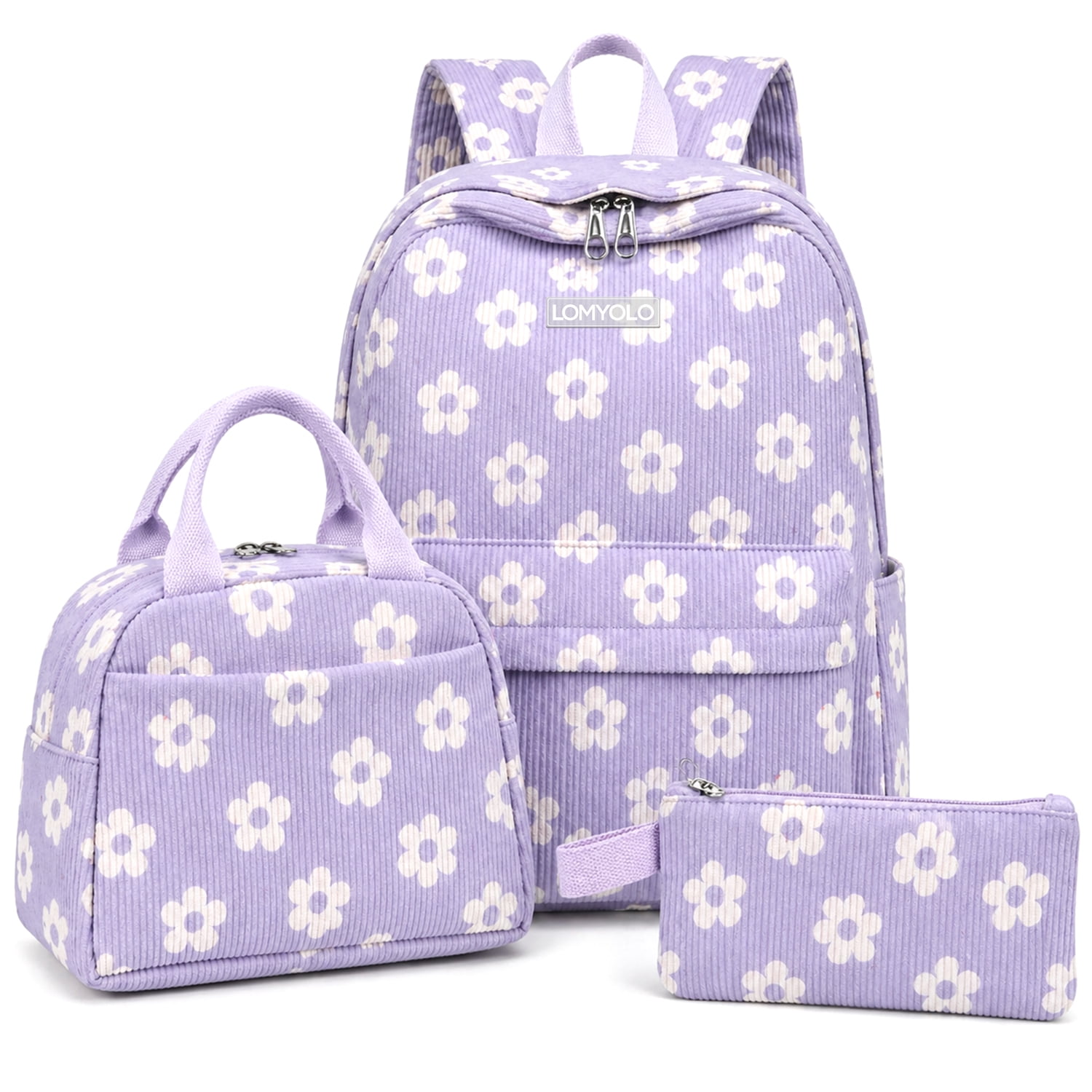 Lomyolo Cute 3-in-1 Kids Backpack Set for School Girls Ages 10 ...