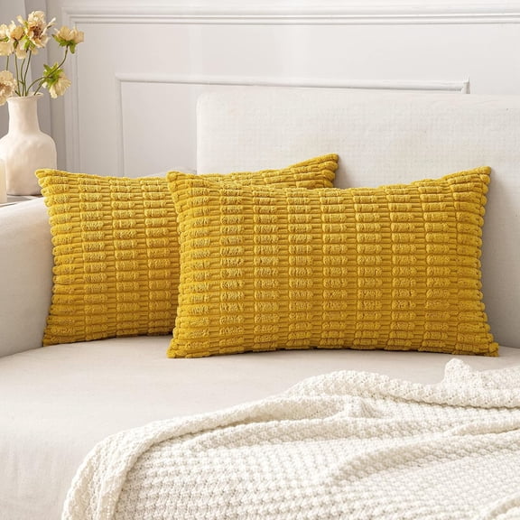 Lomyolo Decorative Throw Pillow Covers 12X20 Inch Soft Boho Striped Pillow Covers Modern Farmhouse Home Decor for Sofa Living Room Couch 2 Pack