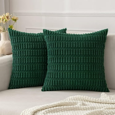 Lomyolo Decorative Throw Pillow Covers 18x18 Inch Soft Boho Striped Pillow Covers Modern Farmhouse Home Decor for Sofa Living Room Couch 2 Pack