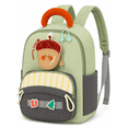 thumbnail image 1 of Lomyolo Toddler Backpack for Girls 3-8, Small Kids Backpack for Preschool Kindergarten, Lightweight School Backpack with Cartoon Patterns, Oxford Bookbag for Travel-GREEN, 1 of 7