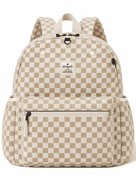Toddler Backpack for Girls & Boys 2-5 Years, Preschool Kids Backpack School Bookbags with Reflective Strip & D-rings, Lightweight, Perfect Corduroy Back to School Gift Fit 13.5" Folder