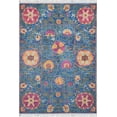 thumbnail image 1 of Lomza Blue Medallion Polyester Area Rugs for Living Room Washable Rugs Boho Moroccan Area Rug Soft Geometric Bohemian Carpet Distressed Indoor Rug for Bedroom Dining Room Office Nonslip Rug, 1 of 9