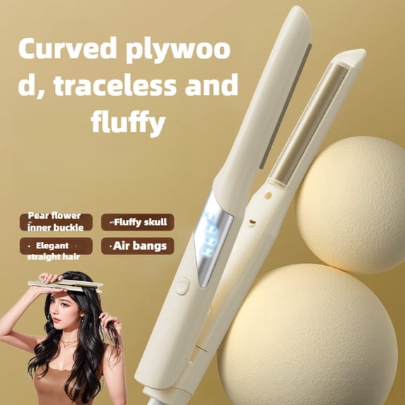 Lon Straightener + Curler 2-in-1 Combo Reserve Vibrating Styling Iron High Top Curling Iron