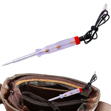 Lona Circuit Tester Automotive Circuit Tester 6-24V Test Light with Super Sharp Test Probe Professional Circuit Tester for DC Electrical Indicator Light Systems regular