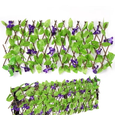 Expandable Artificial Hedge Wall – Privacy Fence Screen, Greenery Plant Wall For Garden, Balcony, Indoor/Outdoor Decor (40cm Or 70cm Height)