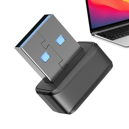 Lona Fingerprint Reader USB Fingerprint Key Reader Fast Matching PC Dongle 360 Degree Touch Security Device Login for PC Laptop safety