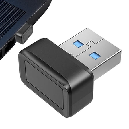 Lona Fingerprint Reader for PC Portable USB Fingerprint Logger Fast Matching PC Dongle 360 Degree Touch Security Device Login for PC Laptop realistic
