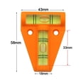 thumbnail image 1 of Lona Pocket Spirit Level T-Shaped Camping Mini Spirit Level Multifunctional Balance Meter Level For Desk RVS Caravan Furniture Tripods Van Camera Trailers functional, 1 of 3