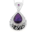 thumbnail image 1 of Lona Teardrop purple Cz Pendant Necklace Women Ginger Lyne Collection, 1 of 5