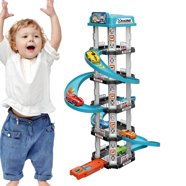 Fisher-Price Little People Hot Wheels Raceway Toy Set, Race Track for ...