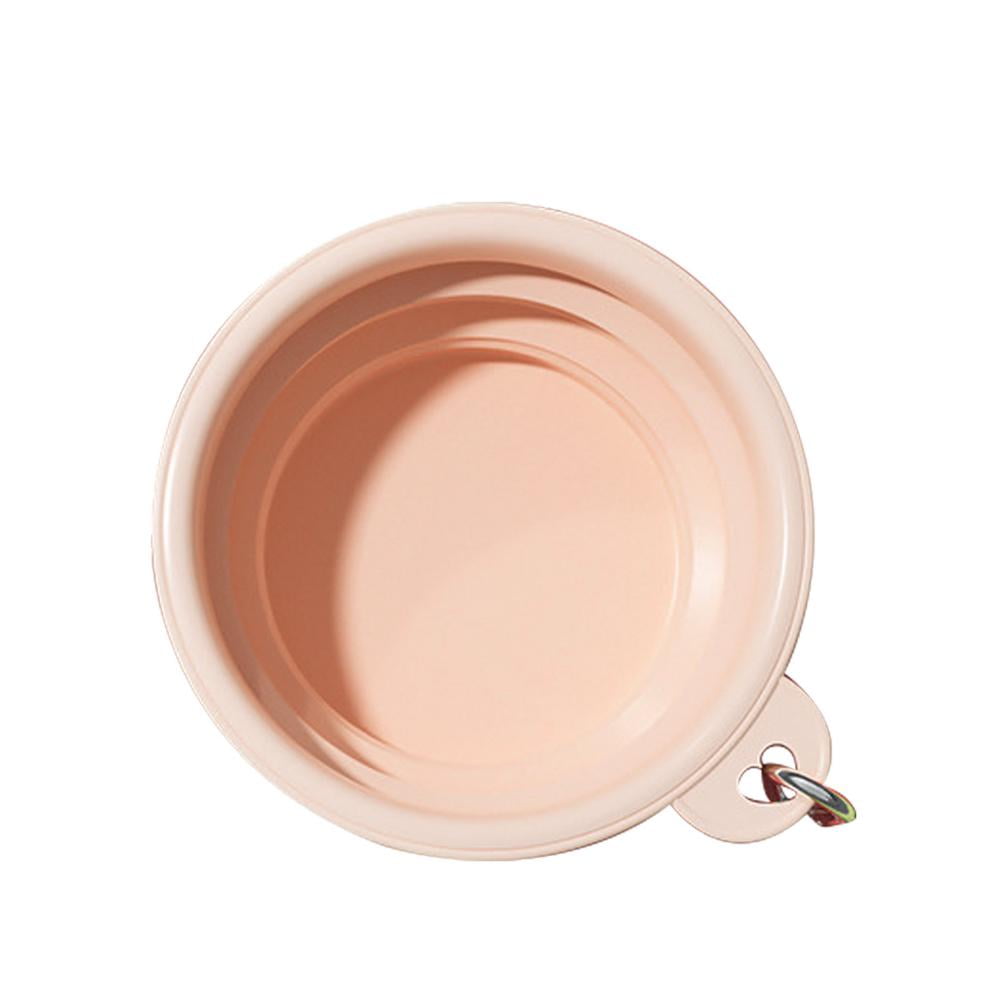 Lona Water Bowls for Dogs Cup Dish Foldable Expandable Dog Travel Bowls