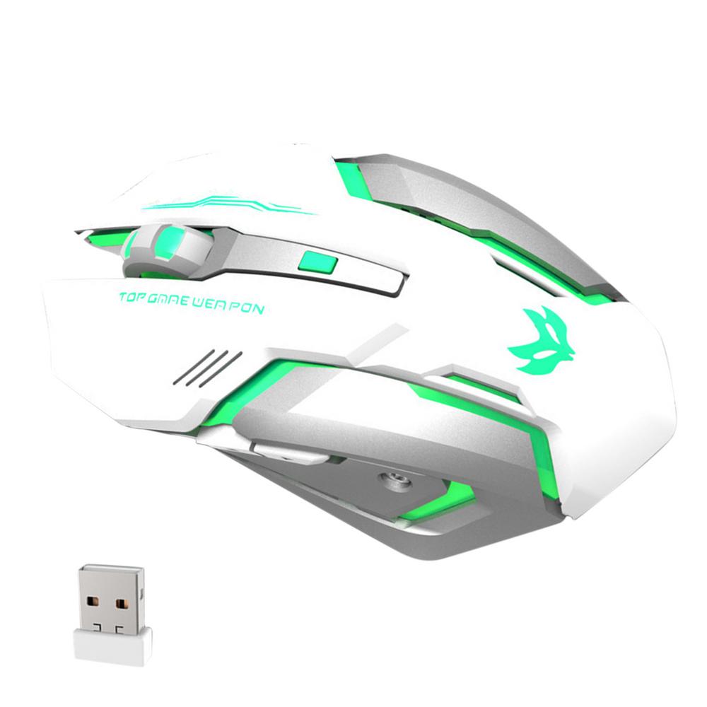 Lona Wireless Silent PC Wireless RGB with Side Buttons Computer Laptop ...