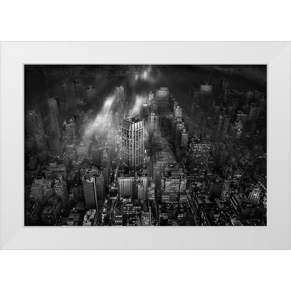 Londal, Leif 18x13 White Modern Wood Framed Museum Art Print Titled - New York City