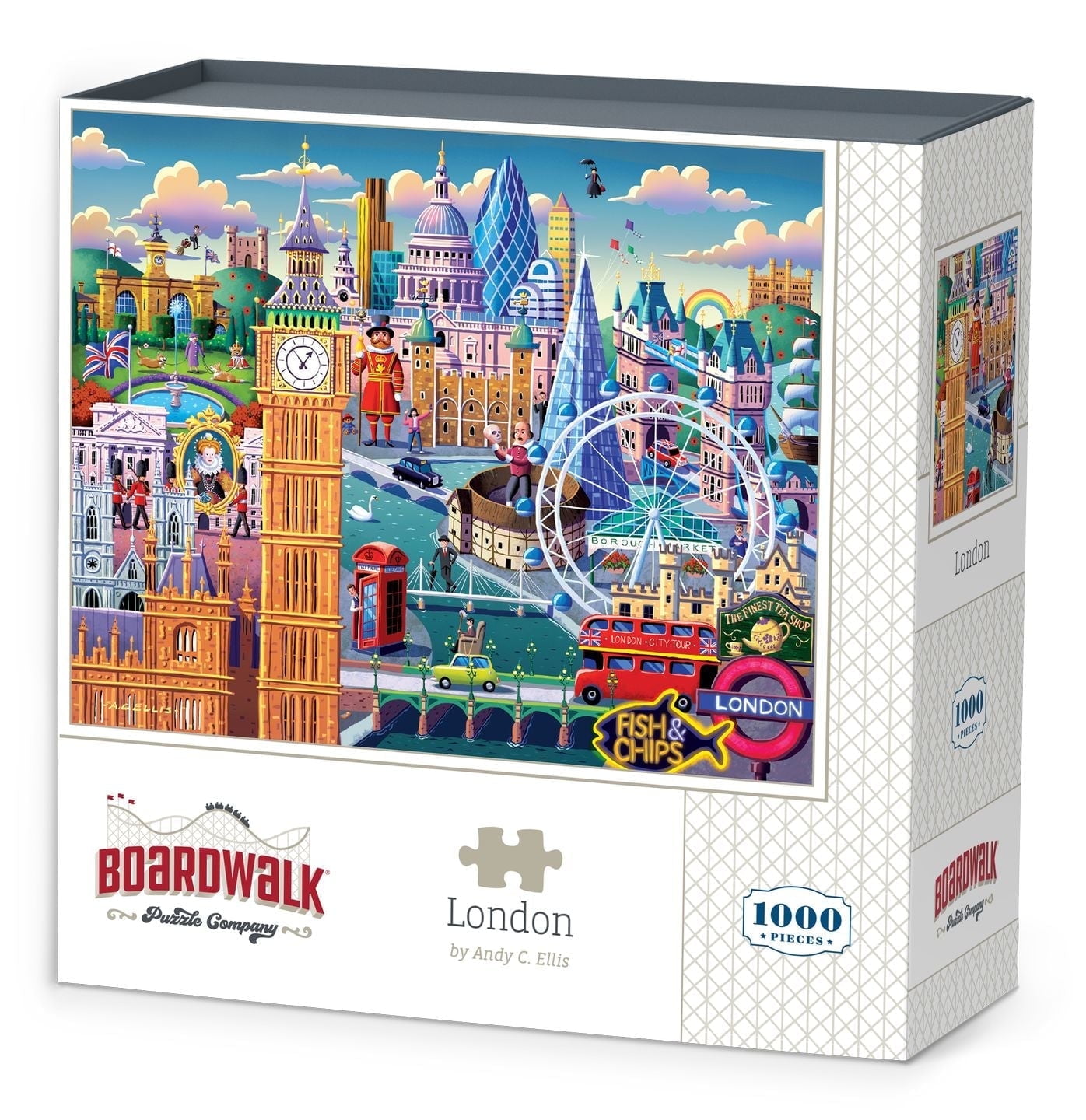 London - 1000 Piece Boardwalk Jigsaw Puzzle