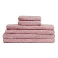 thumbnail image 1 of London 6-Piece 100% Cotton Bath Towel Set in Rose, 1 of 4