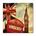 thumbnail image 1 of London Bandana, Big Ben England London, Unisex Head and Neck Tie, by Ambesonne, 1 of 2