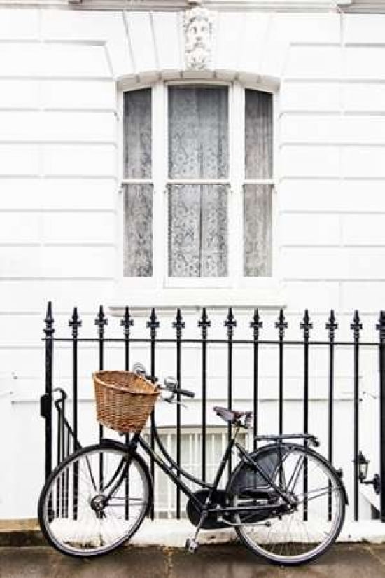 London Bicycle Canvas Art - Georgianna Lane (24 x 36)