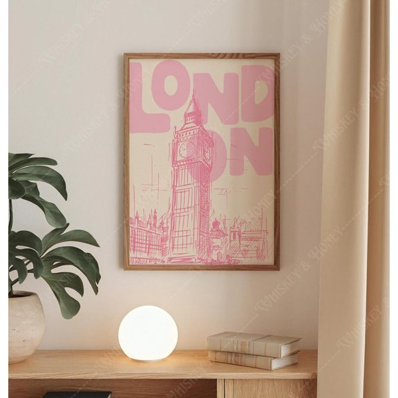 London Big Ben Travel Wall Art Vintage Home Decor