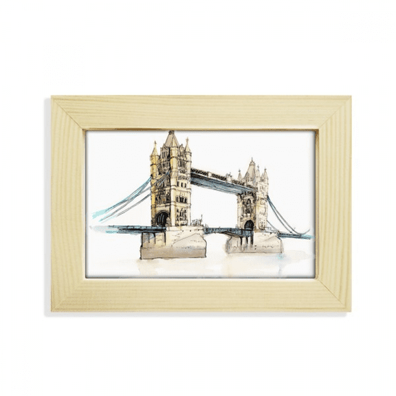 London Bridge in London England Desktop Decorate Photo Frame Picture Art Painting 5x7 inch