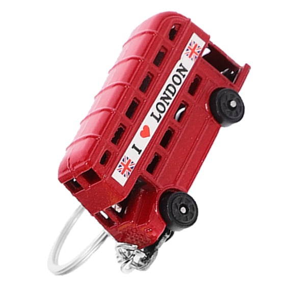 Key Chain Bag Keychains Outdoor Decoration Retro Wafer Travel Miss Red