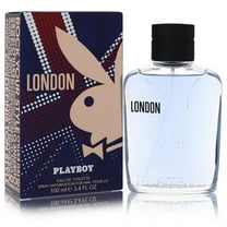 London By Playboy Cologne Eau De Toilette Spray Vaporisateur, Perfume For Men, 3.4 Oz.
