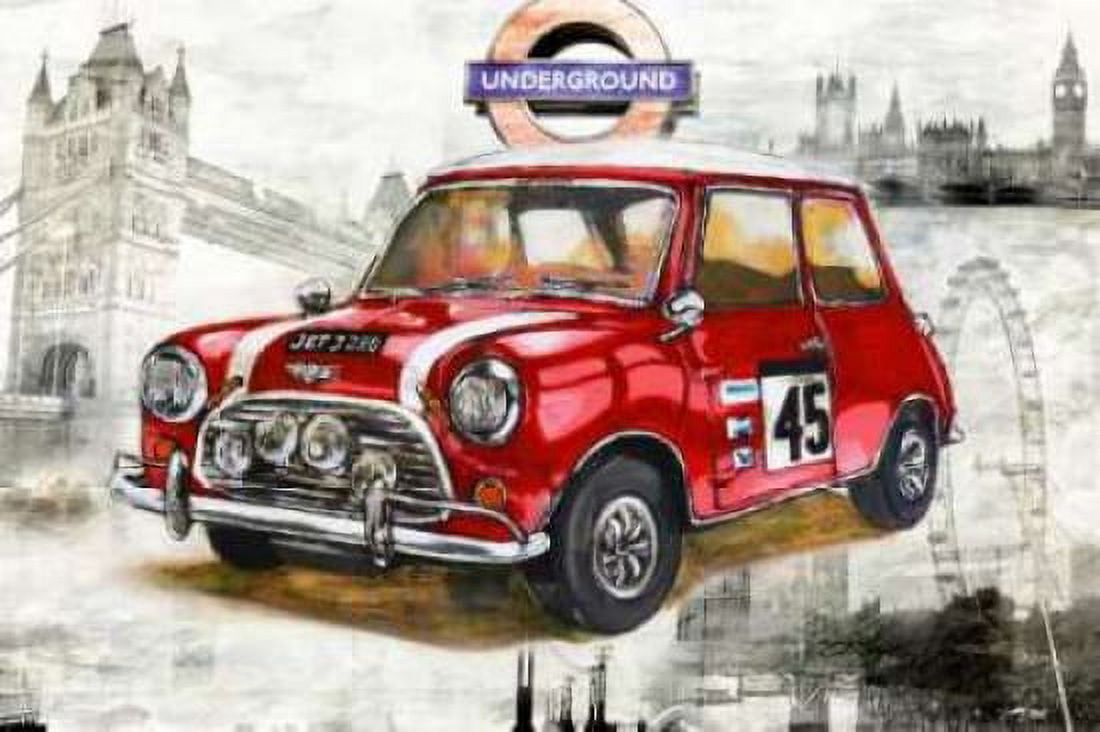 London Car Canvas Art - Bresso Sola (12 x 18)