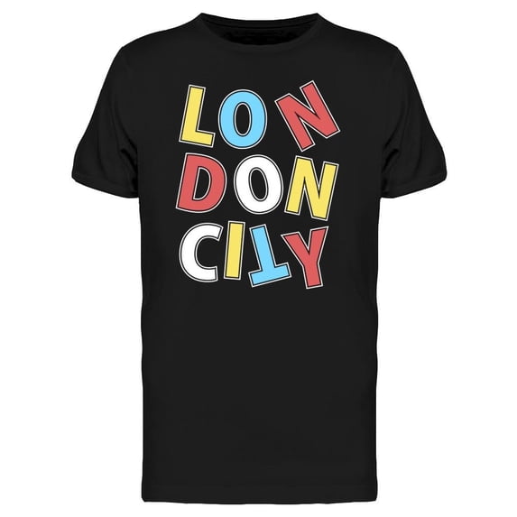 London City Font Design Tee Men's -Image by Shutterstock