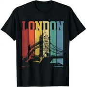 London City Tower Bridge England United Kingdom Vintage T-Shirt