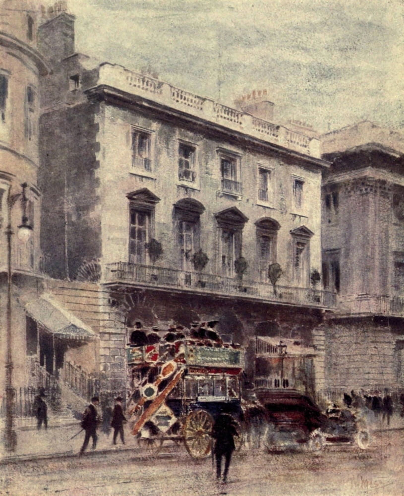 London Clubs 1911 St James Club Canvas Art - William Walcot (18 x 24)
