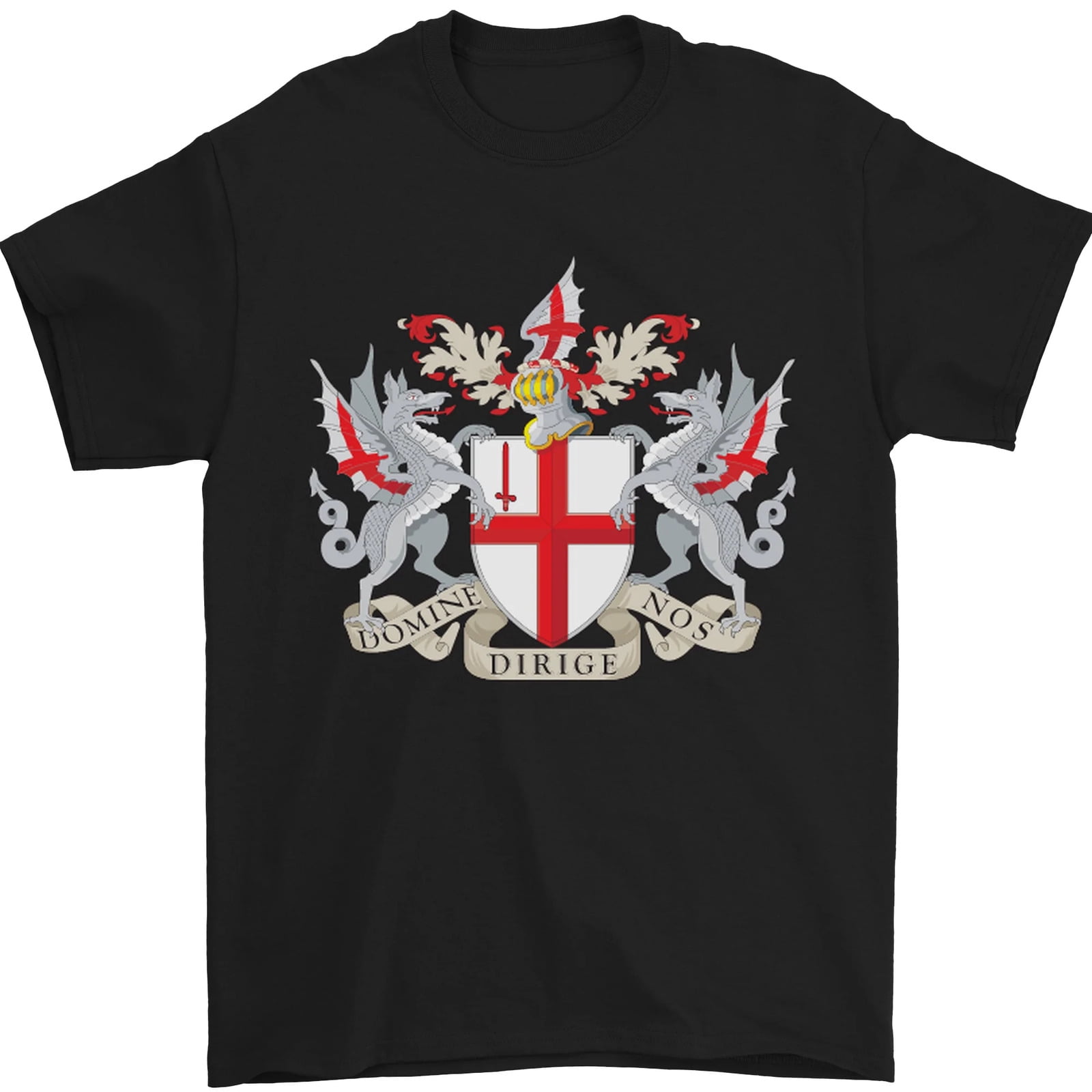 London Coat of Arms St Day England Mens TShirt 100 Cotton