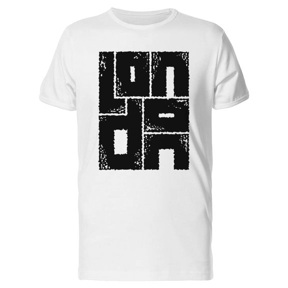 London Cool Grunge City Quote T-Shirt Men -Image by Shutterstock, Male Large