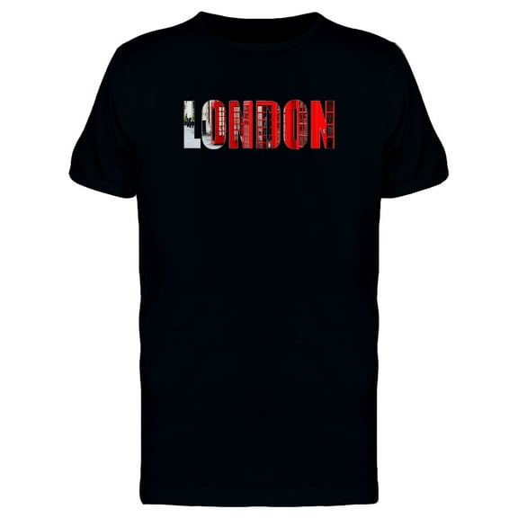 London Cool Travel Lovers Quote T-Shirt Men -Image by Shutterstock, Male Large