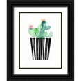 thumbnail image 1 of London, Dakota 25x32 Black Ornate Wood Framed with Double Matting Museum Art Print Titled - Nice Cactus, 1 of 4