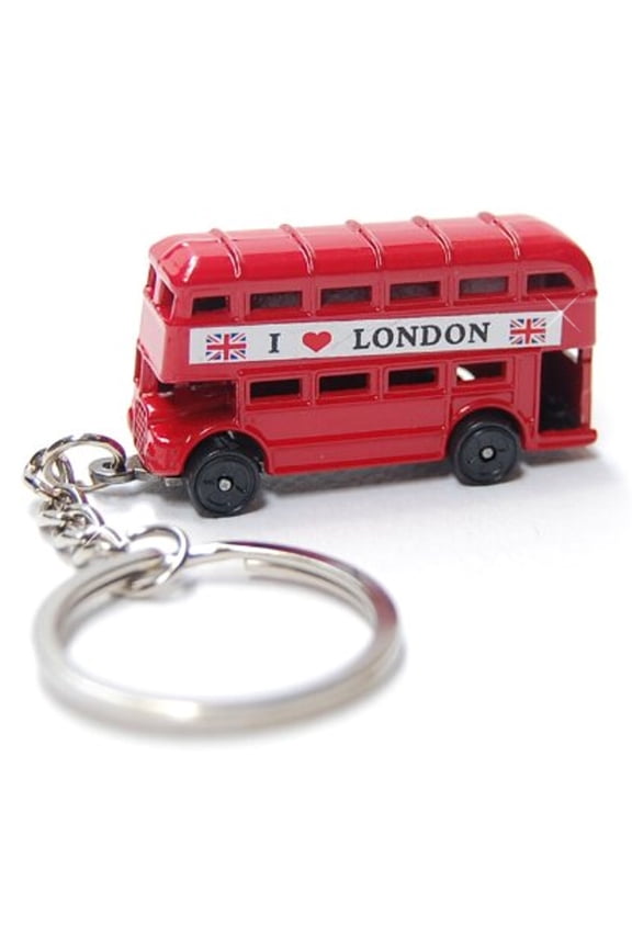 London Double Decker Bus Key Chain