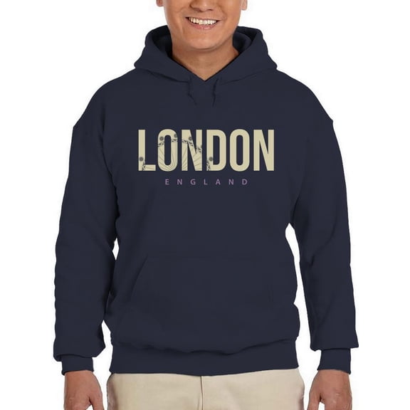 London England Baby Yellow Hoodie Men -Image by Shutterstock, Male Small