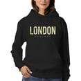 thumbnail image 1 of London England Banner Hoodie Women -Image by Shutterstock, Female Medium, 1 of 4