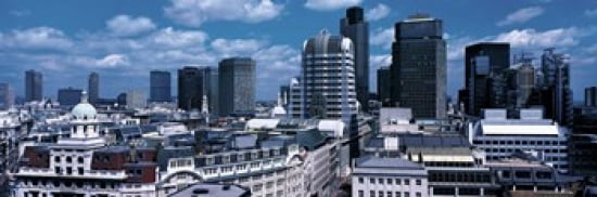 London England Canvas Art - Panoramic Images (36 x 12)