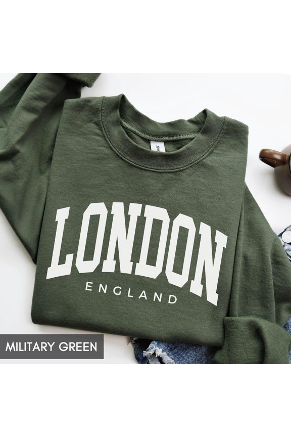 London England Family Vacation United Kingdom Destination Group Souvenir Gift Sweatshirt