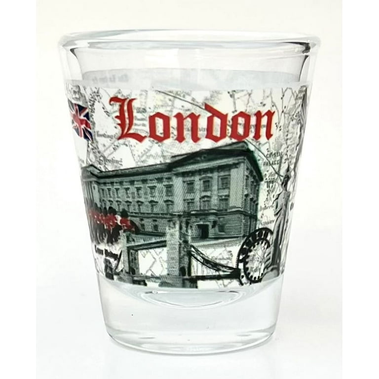IRELAND EU SERIES LANDMARKS AND ICONS COLLAGE SHOT GLASS SHOTGLASS