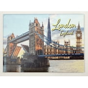 London England Tower Bridge Fridge Collectors Souvenir Magnet 2.5 X 3.5