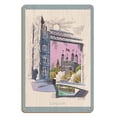 thumbnail image 1 of London England - Tower Bridge - Vintage Airline Travel Poster by David Klein c.1950s - 8 x 12 inch Vintage Wood Art Sign, 1 of 4