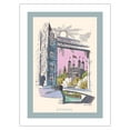 thumbnail image 1 of London England - Tower Bridge - Vintage Airline Travel Poster by David Klein c.1950s - Bamboo Fine Art 290gsm Paper (Unframed) 12x16in, 1 of 4