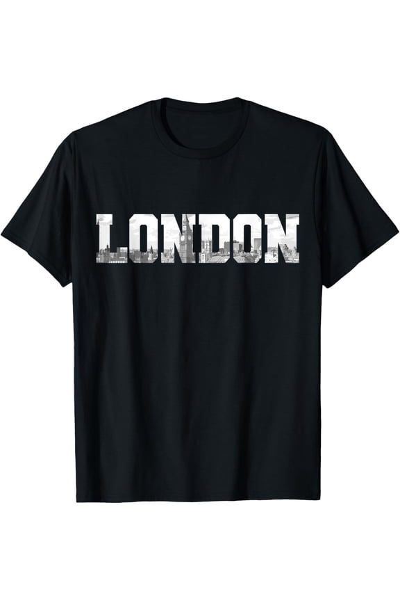 London England UK Skyline Vintage Souvenir Gift T-Shirt