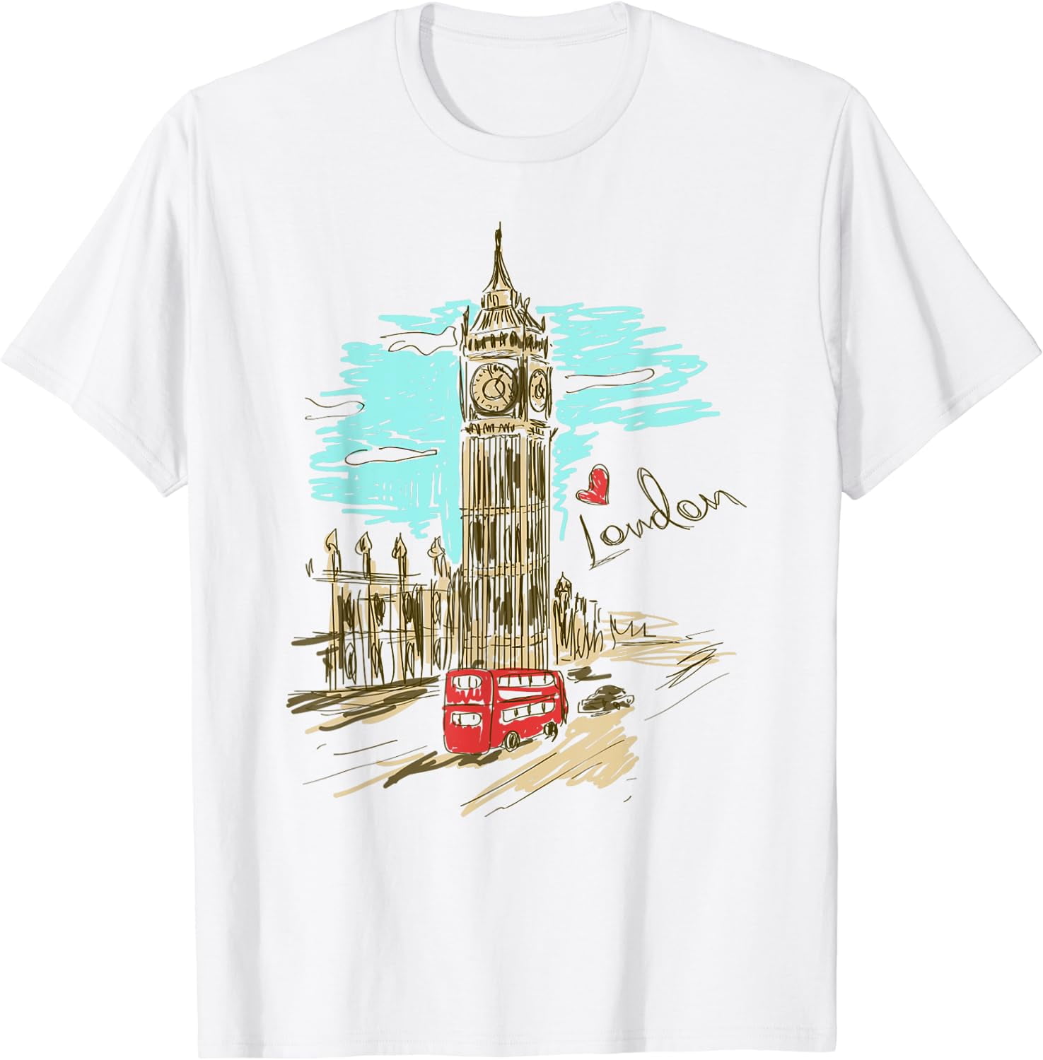 London England T-Shirt- Retro Souvenir Love London Shirt