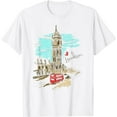 thumbnail image 1 of London England Vintage - Retro Souvenir Travel Love London T-Shirt, 1 of 5