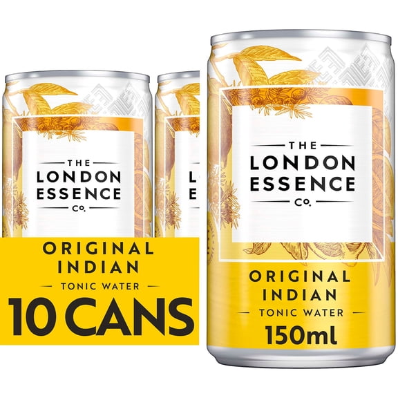 London Essence Original Indian Tonic Water 10X150ml, Imported from Britain