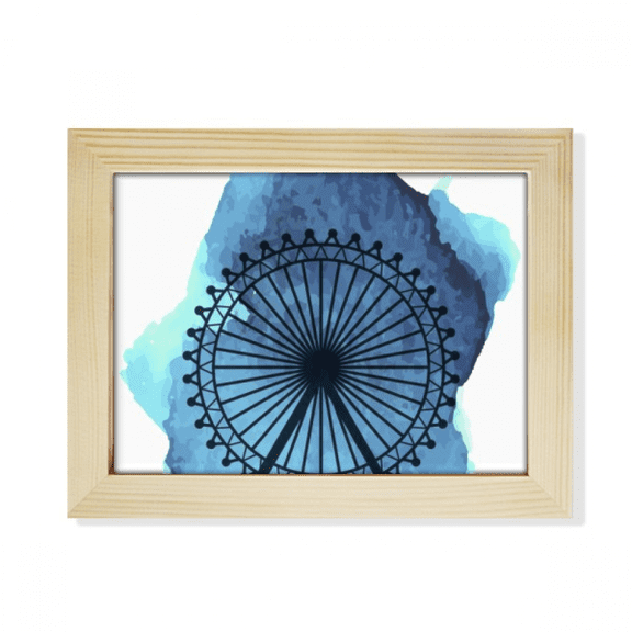 London Eye Ferris Wheel England Britain UK Desktop Photo Frame Picture Art Decoration Painting 6x8 inch