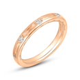 thumbnail image 1 of London Fine Jewelry 0.08 Carat Simple Wedding Bands, Wedding bands for women, Men's Wedding Bands, Dainty Engagement Rings on Solid 14K Gold (H Color, SI1-SI2 Clarity), 1 of 4